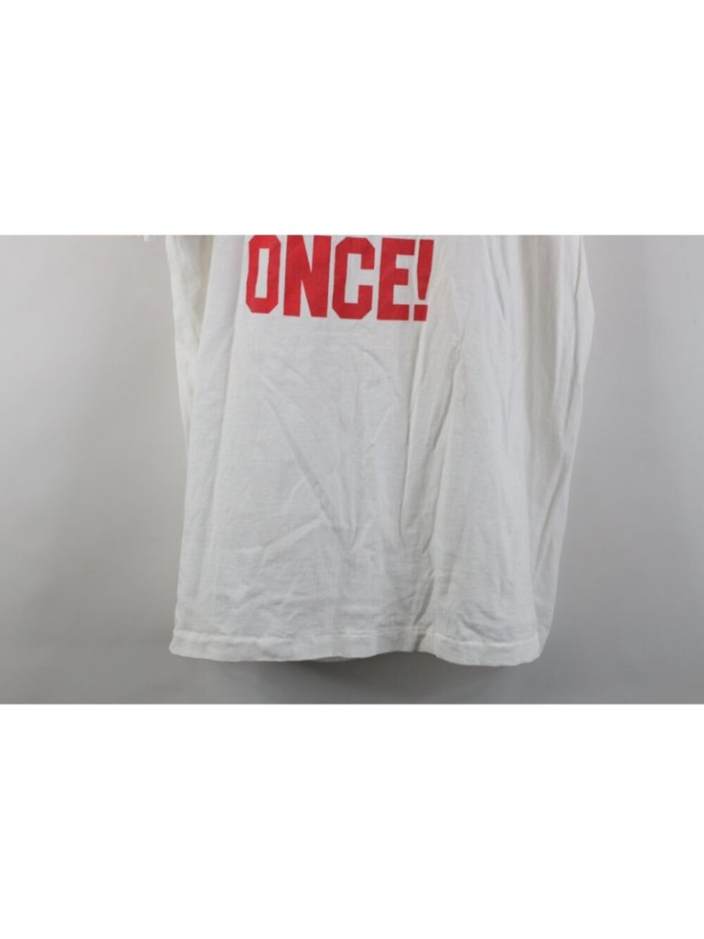 Vtg 90s Mens XL Spell Out Once Daily Nasal Inhaler Just Do It Once T-Shirt USA - Picture 12 of 12